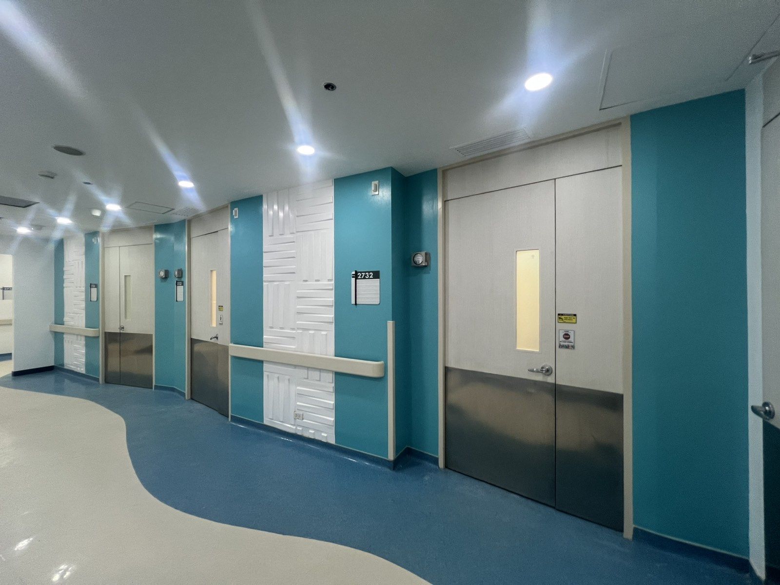 Patient Room – Flooring & Finishing